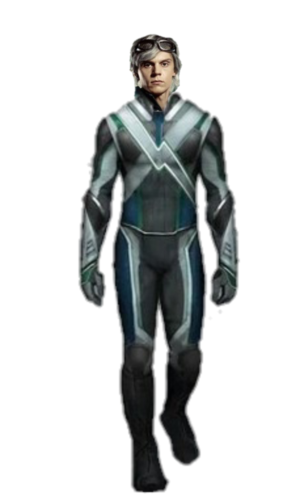 Quicksilver Marvel Png Pic (black)