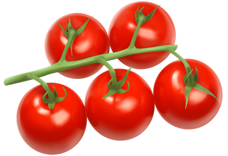 Juicy Fresh Tomatoes Bunch Png Transparent Image (black, red, maroon)