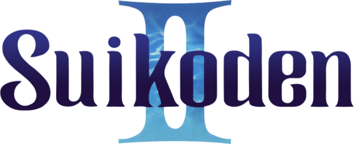 Suikoden Ii Logo Png File (navy, black)