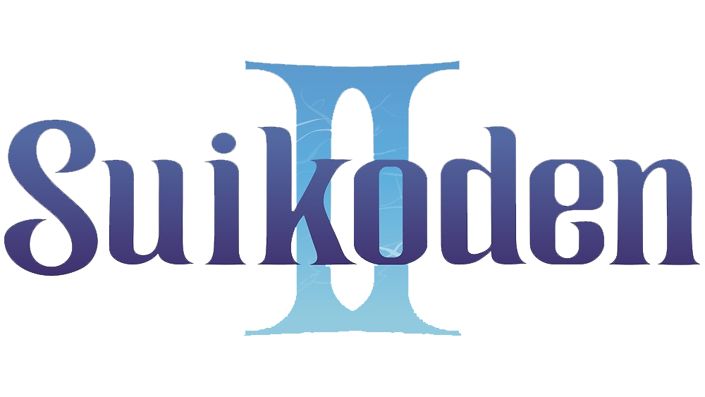 Suikoden Ii Logo Png Hd (black, silver, lavender, white)