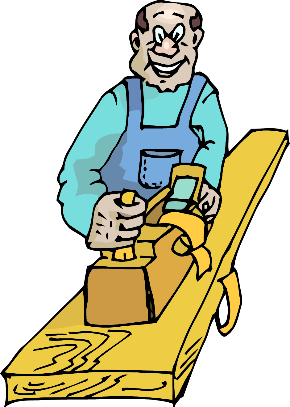 Builder Carpenter Vector Png Image (white, silver, gold, mint, chocolate)