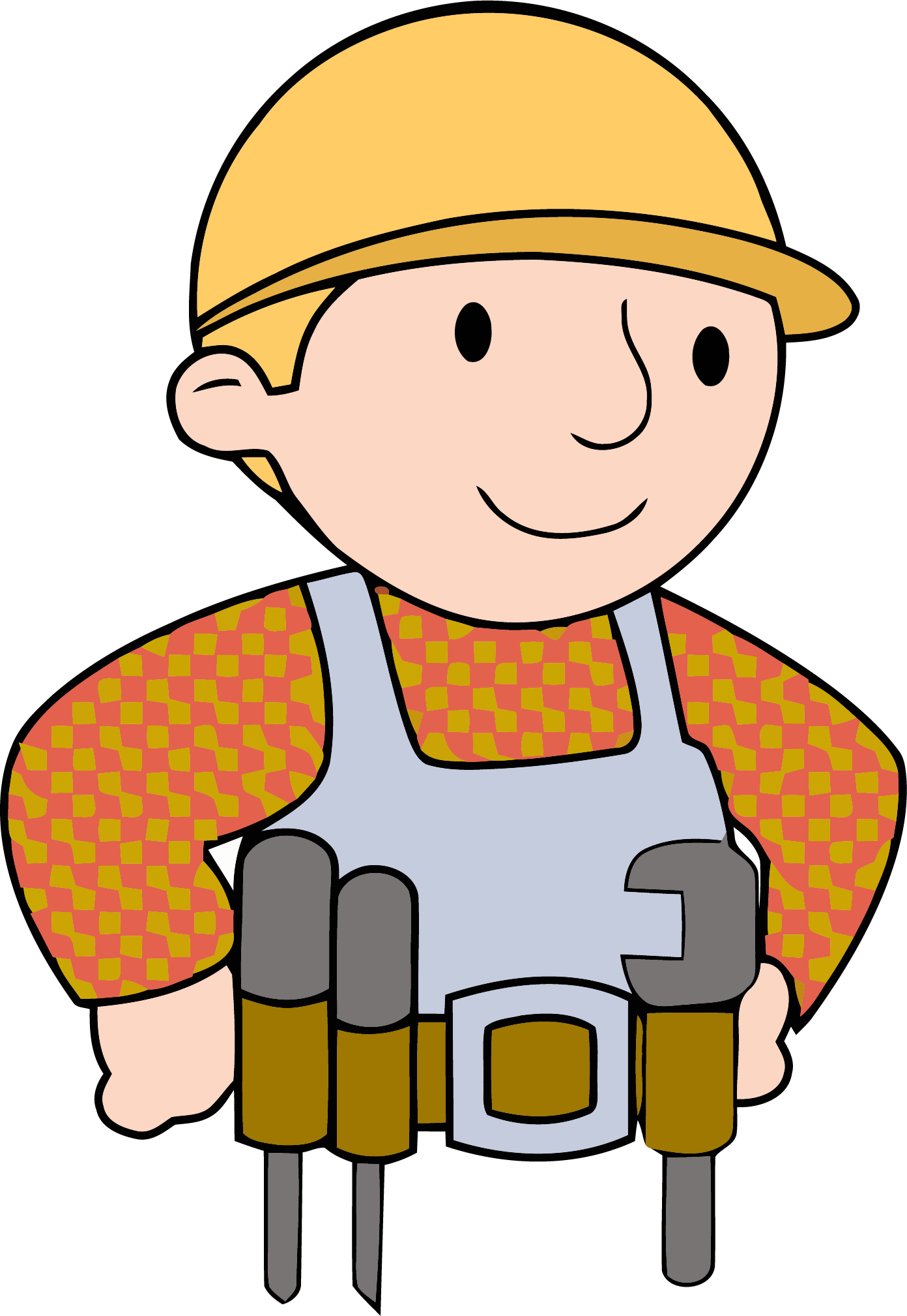 Builder Carpenter Vector Png Photos (white, silver, pink, salmon, gray)