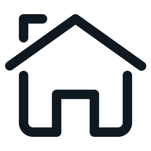 Building Home House Main Menu Start Free Png Icon Download (black)