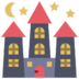 Building Scary Horror Castle Halloween Icon Free Transparent Png Icon Download (gray, salmon, black)