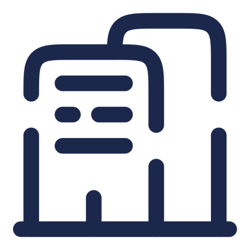 Buildings Free Png Icon (navy, black)