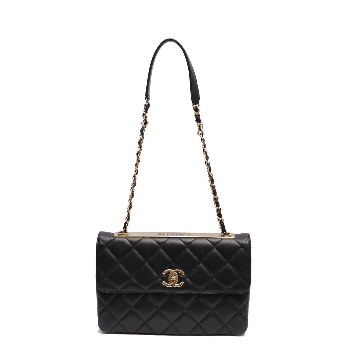 Quilted Bag Png Transparent (black)