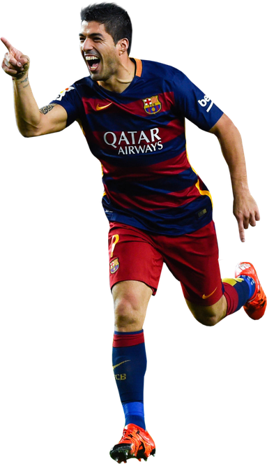 Luis Suarez Barcelona Png (black)