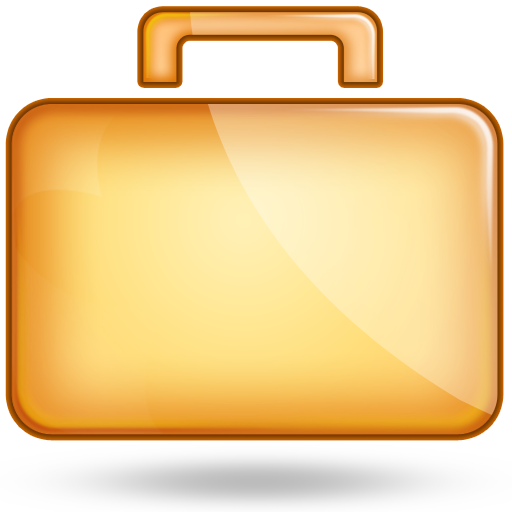 Suitcase Icon Png (gold, olive, silver, white)