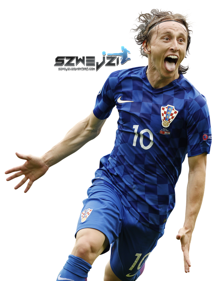 Luka Modric Png (black)