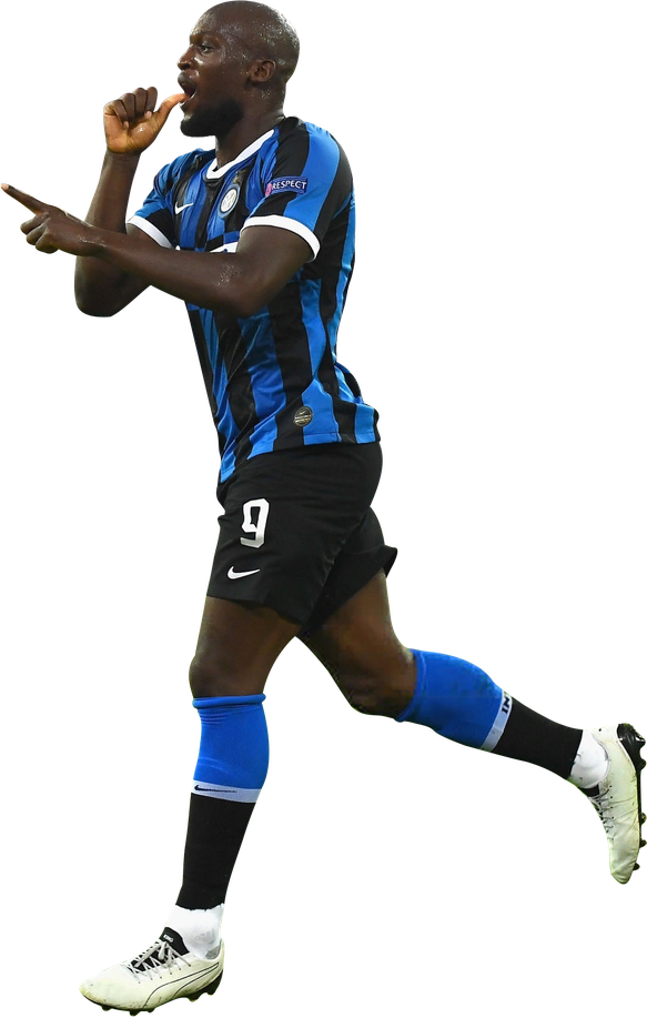 Lukaku Png Isolated Image (white, black)