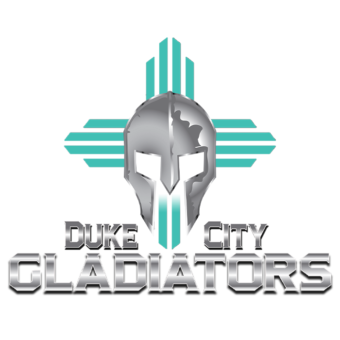 Duke City Gladiators Png (lavender, black, silver, white)