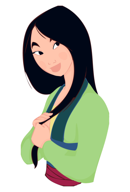 Mulan Png File (silver, pink, black, teal)