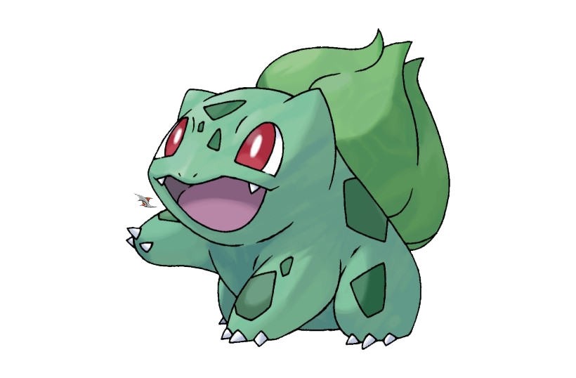 Bulbasaur Transparent Png (white, silver, gray)