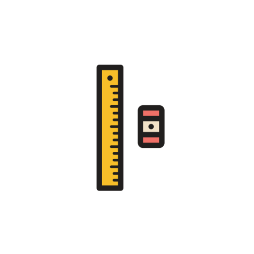 Ruler Eraser Free Transparent Png Icon Download (orange, black, gold)