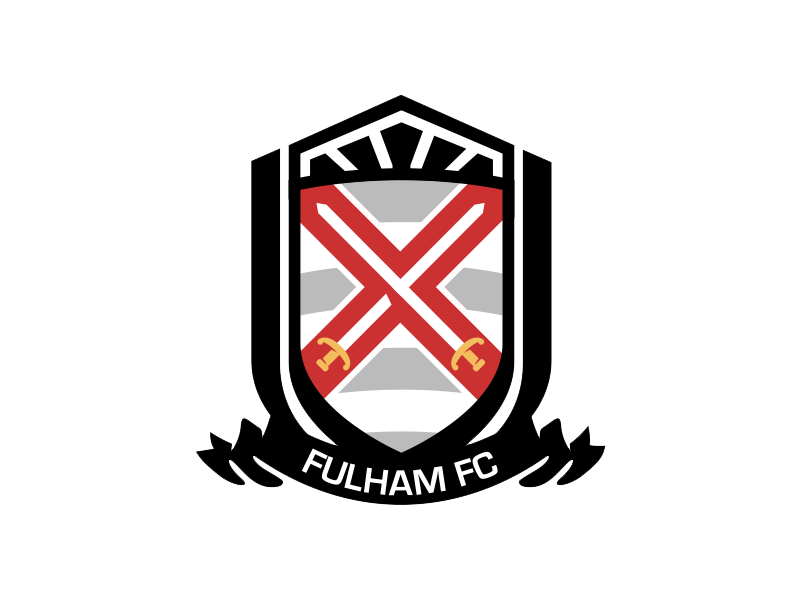 Fulham F C Png File (lavender, silver, black, gray, white)