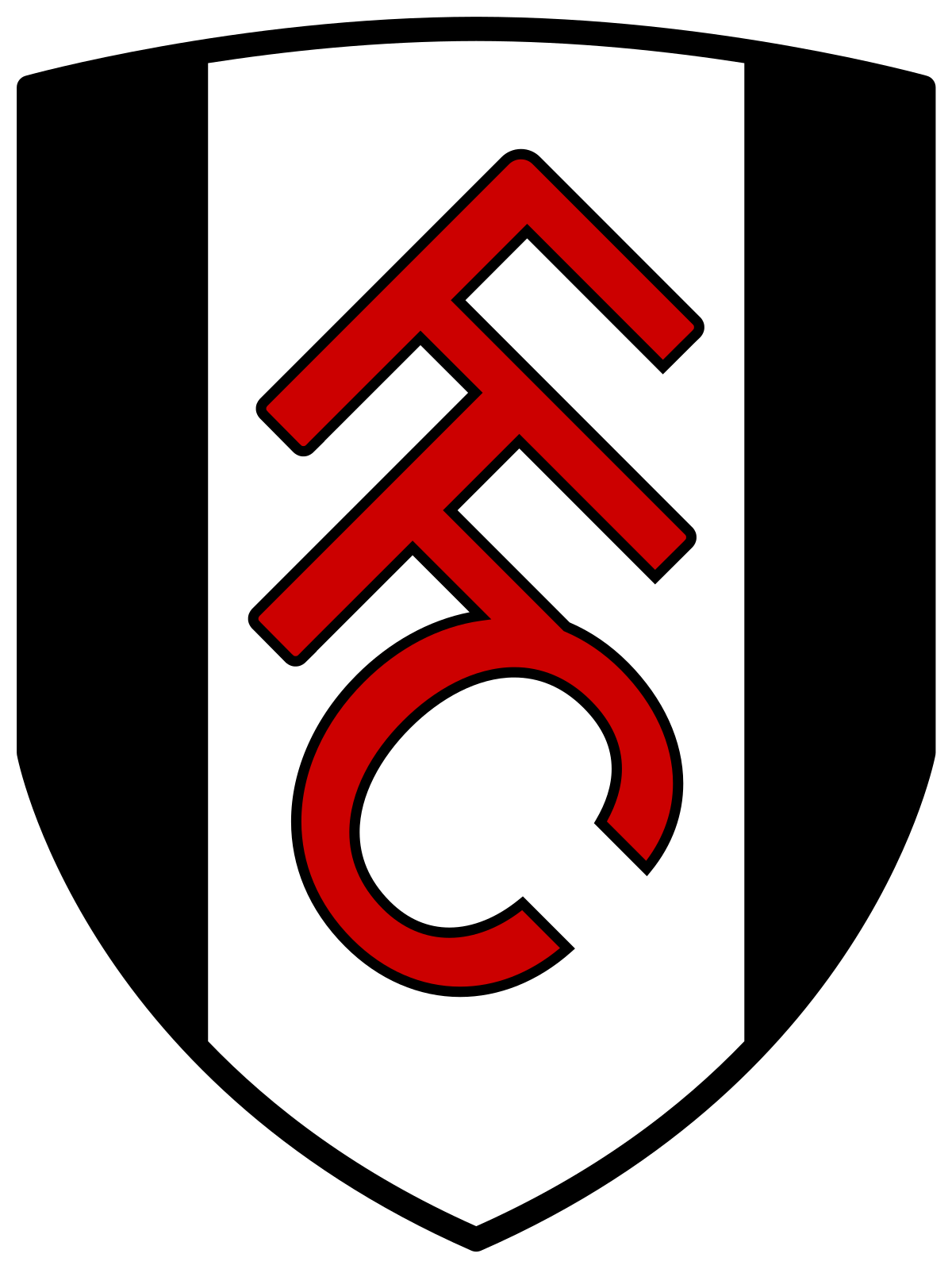 Fulham F.C Png Image (white, red, gray, black, silver)