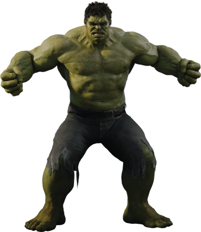 Hulk Transparent Background (black)