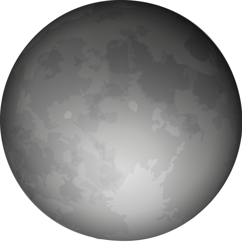 Full Moon Png Isolated Hd (black, gray)