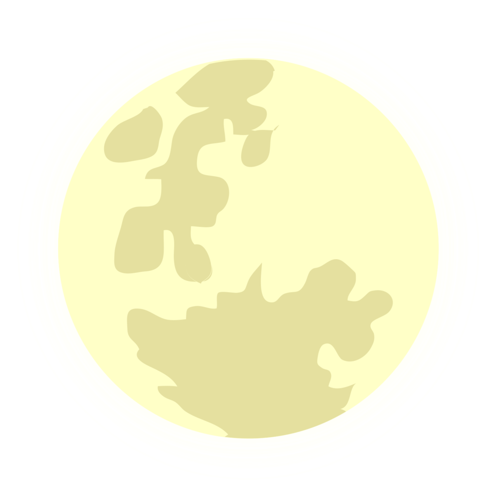 Full Moon Png Pic (beige, silver, white)