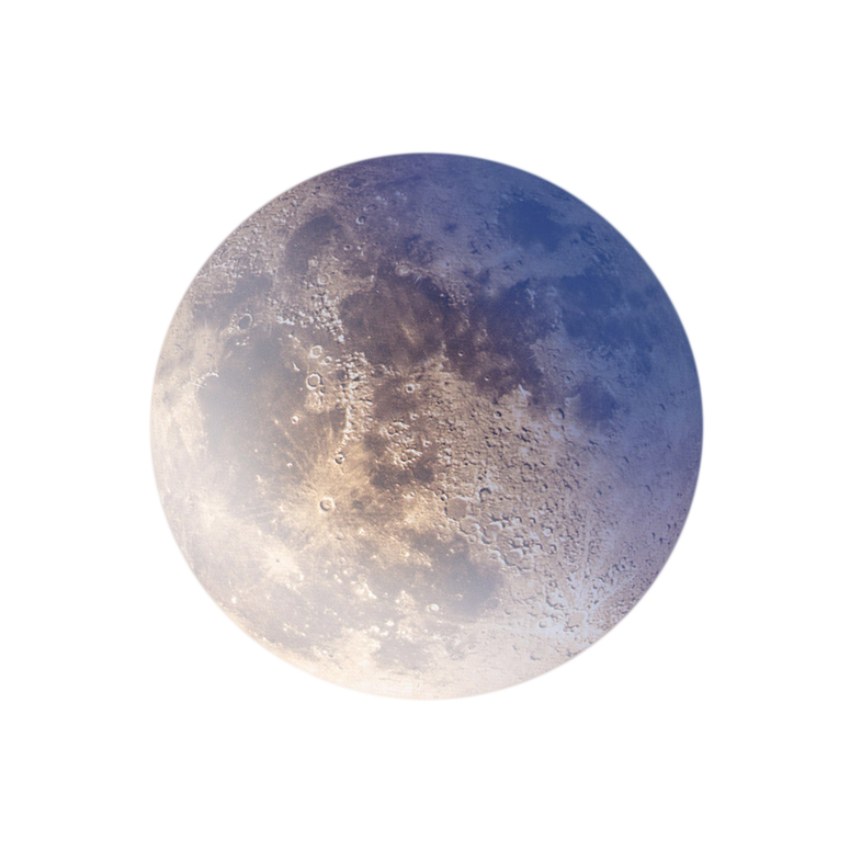 Full Moon Png (teal, gray, black, silver, pink)