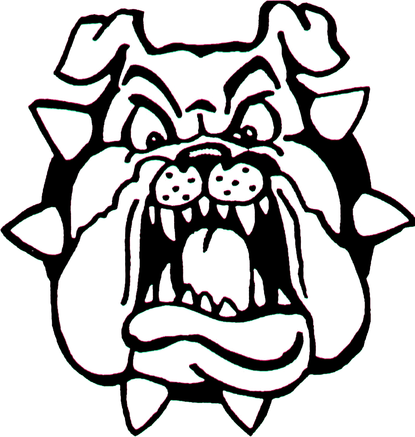 Bulldogs Png Clipart (white, black)