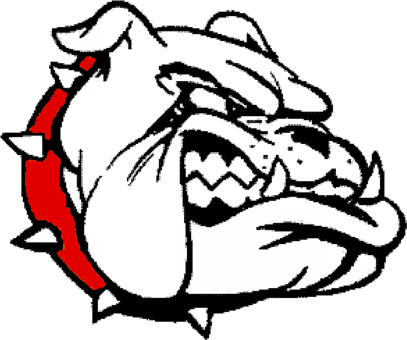 Bulldogs Png Image (white, black, red)