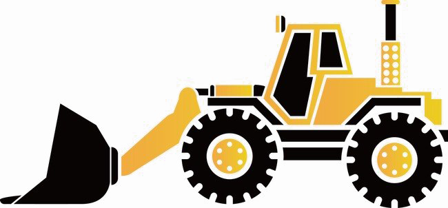 Bulldozer Png Photos (white, black)