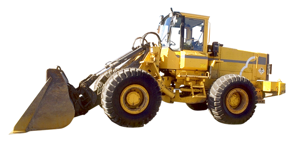 Bulldozer Png Pic (beige, olive, gray, white)