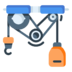 Pulley Pull Technology Icon Free Png Icon Download (salmon, indigo, black, gray, lavender)