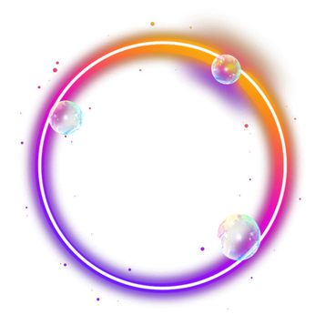 Multicolored Circle Glow Light Effect Png Clipart (indigo, black)