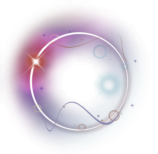 Multicolored Circle Glow Light Effect Transparent Png (black, maroon, gray)