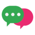 Multimedia Bubble Chat Converation Chatting Communication Icon Free Nobackground Png Icon Download (teal, lavender, salmon, black)