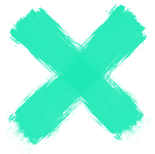 Multiplication Sign Png Transparent Picture (greenish blue, black)