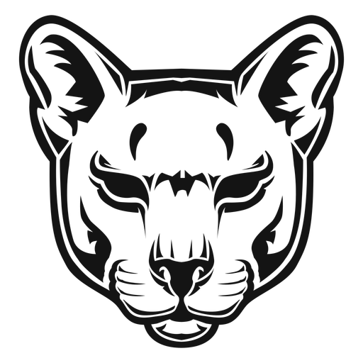 Puma Animal Png Isolated Hd (black)