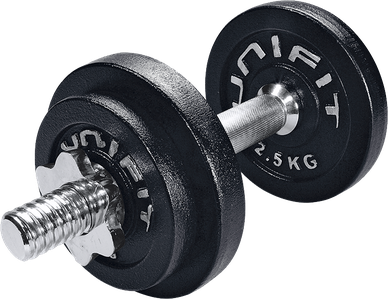 Dumbbell Png Isolated Clipart (black)