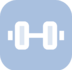 Dumbbell Gym Fitness Fit Icon Free Transparent Png Icon Download (silver, lavender, black, white)