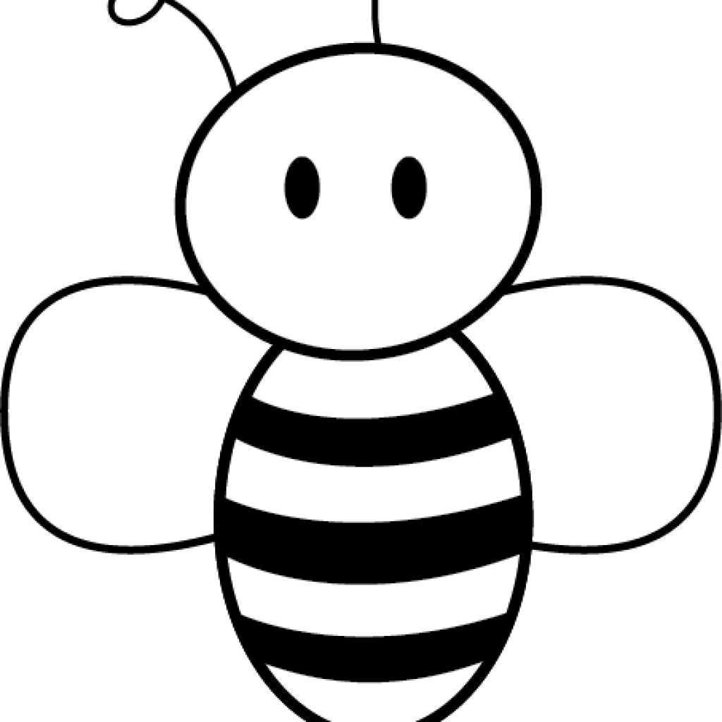 Bumble Bee Trail Clipart Png (white, black)