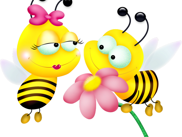 Bumble Bee Trail Flower Png (black, yellow)