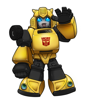 Bumblebee Png Image (white, black, gold, pink, lavender)