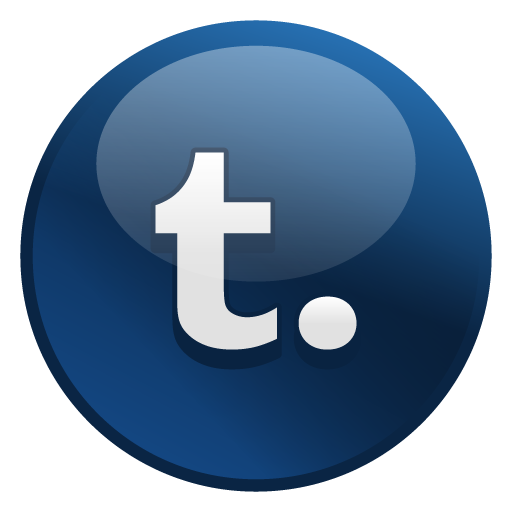 Tumblr Icon Free Transparent Png Icon Download (navy, lavender, black, teal)