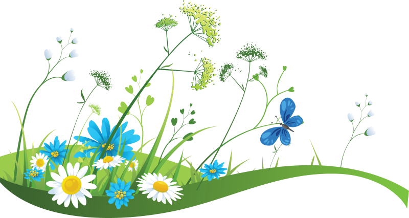 Summer Meadow Png Hd (black)