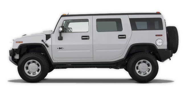 Hummer Png Image (white, lavender, silver)