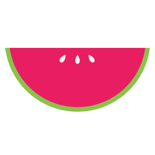 Summer Vacation Watermelon Food Fruit Water Melon Icon Free Png Icon Download (red, gray, salmon, black)