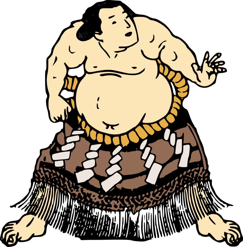 Sumo Japan Png (beige, black, gray)