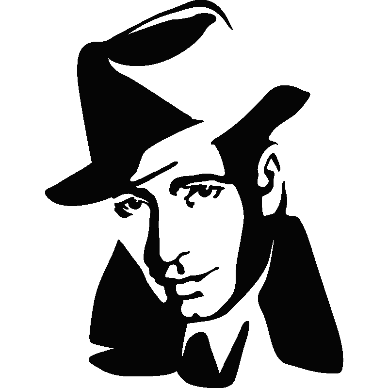 Humphrey Bogart Png (white, lavender, black)