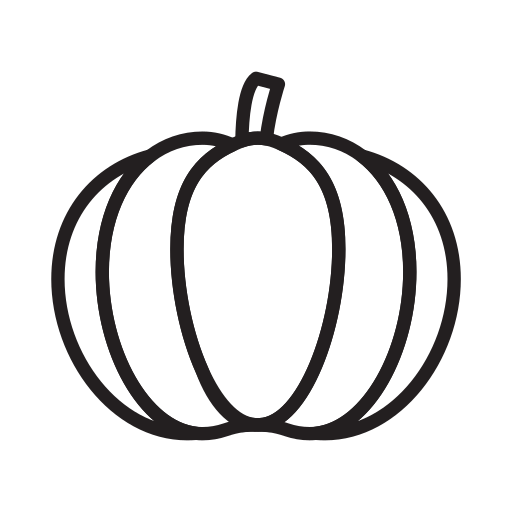 Pumpkin Icon Free Png Icon Download (black, white)