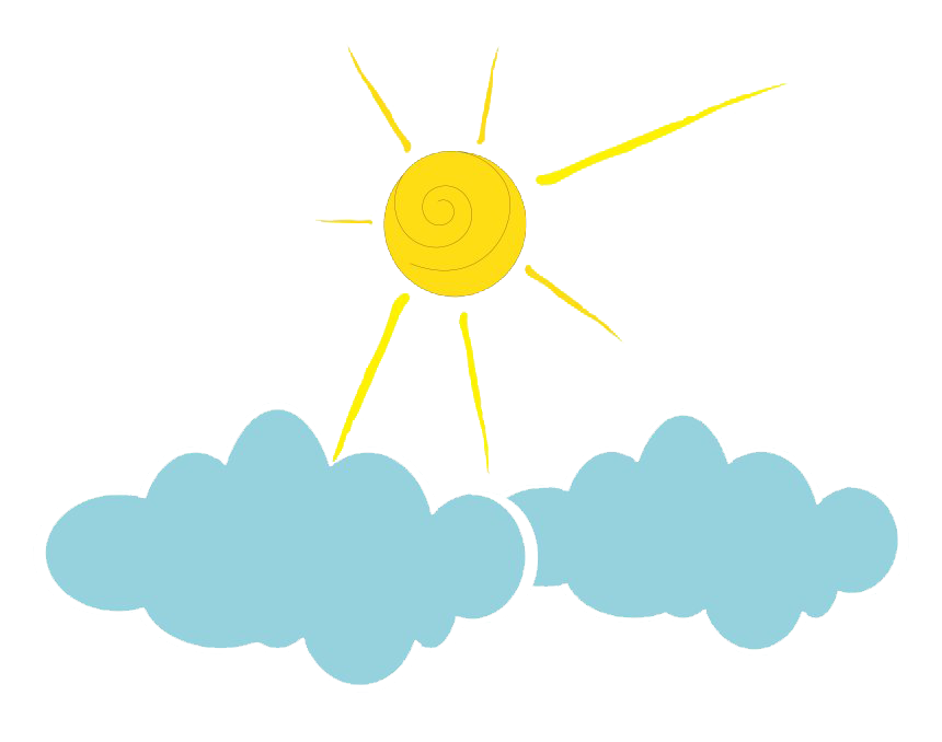 Sun And Cloud Png Photo (gold, silver, white)