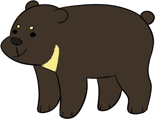 Sun Bear Png Hd (maroon, black)