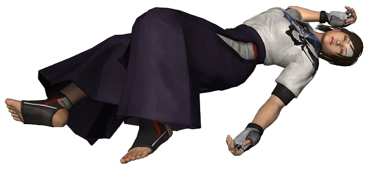 Jun Kazama Png Image (white, black)