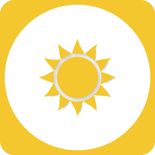 Sun Png Pic (gold, white)